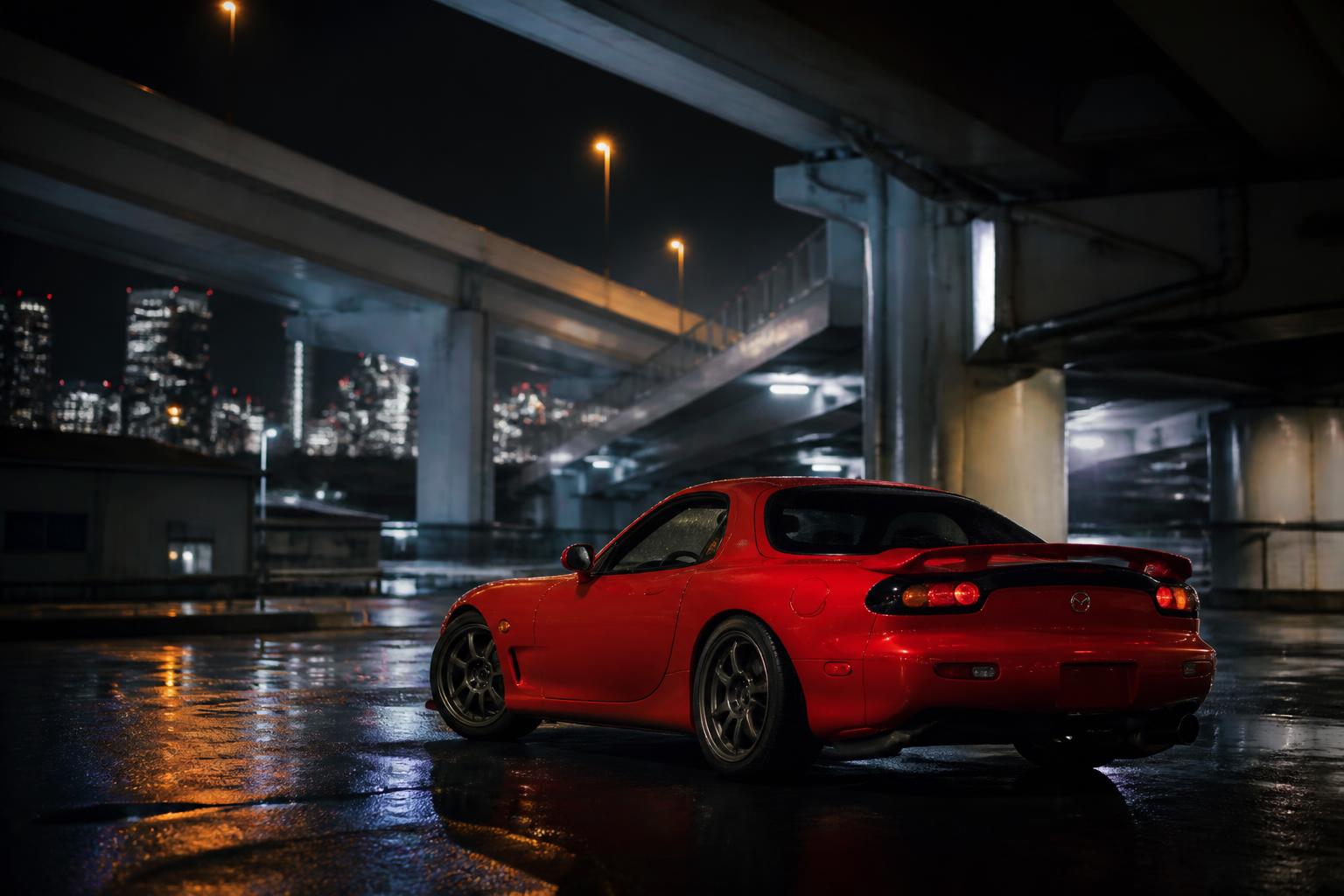 Mazda RX-7 detailing